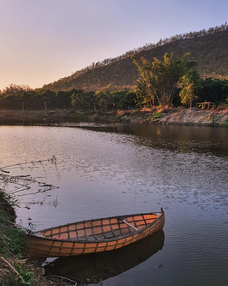 sunset river